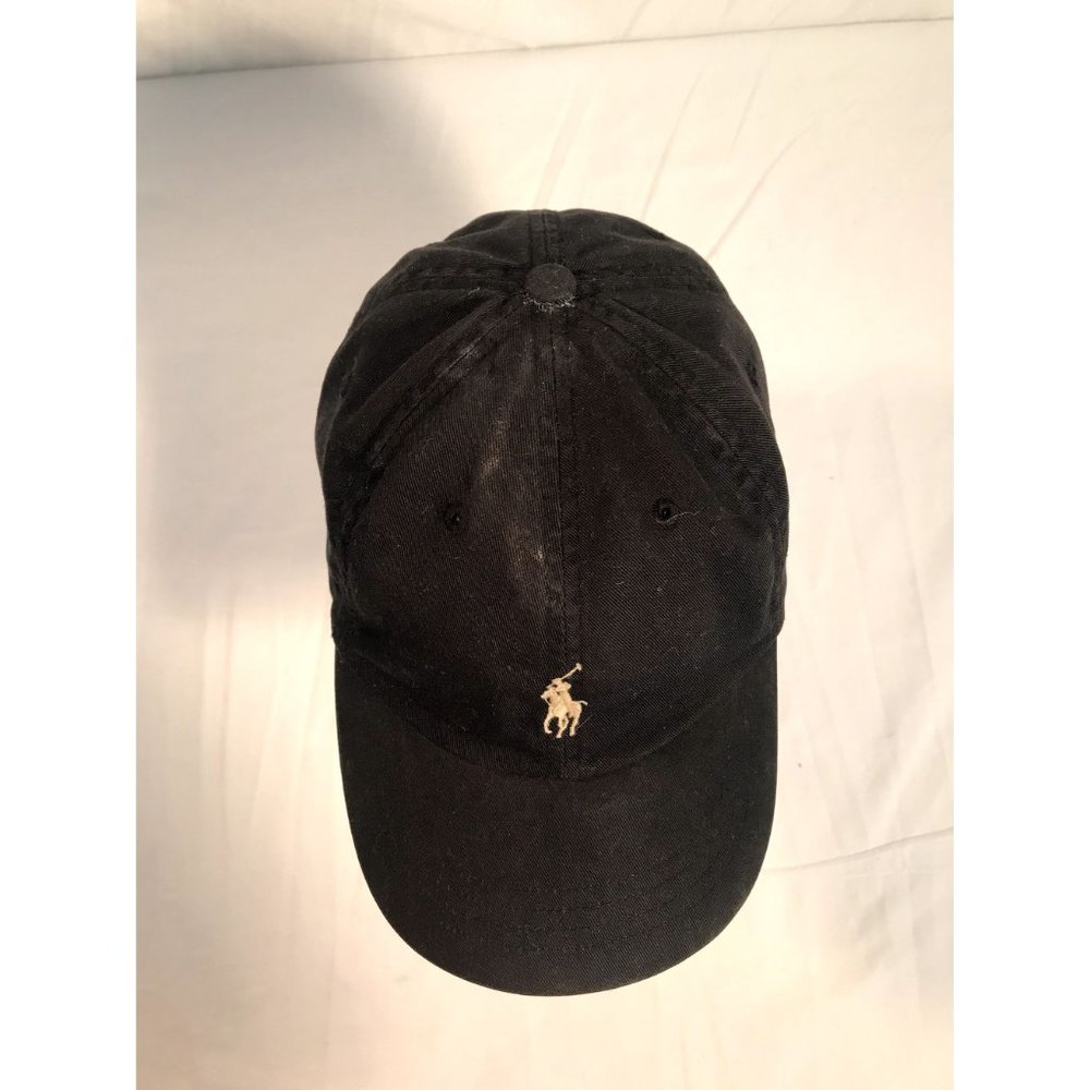 Polo Ralph Lauren Hat Mens One Size Adjustable Black - Picture 6 of 9